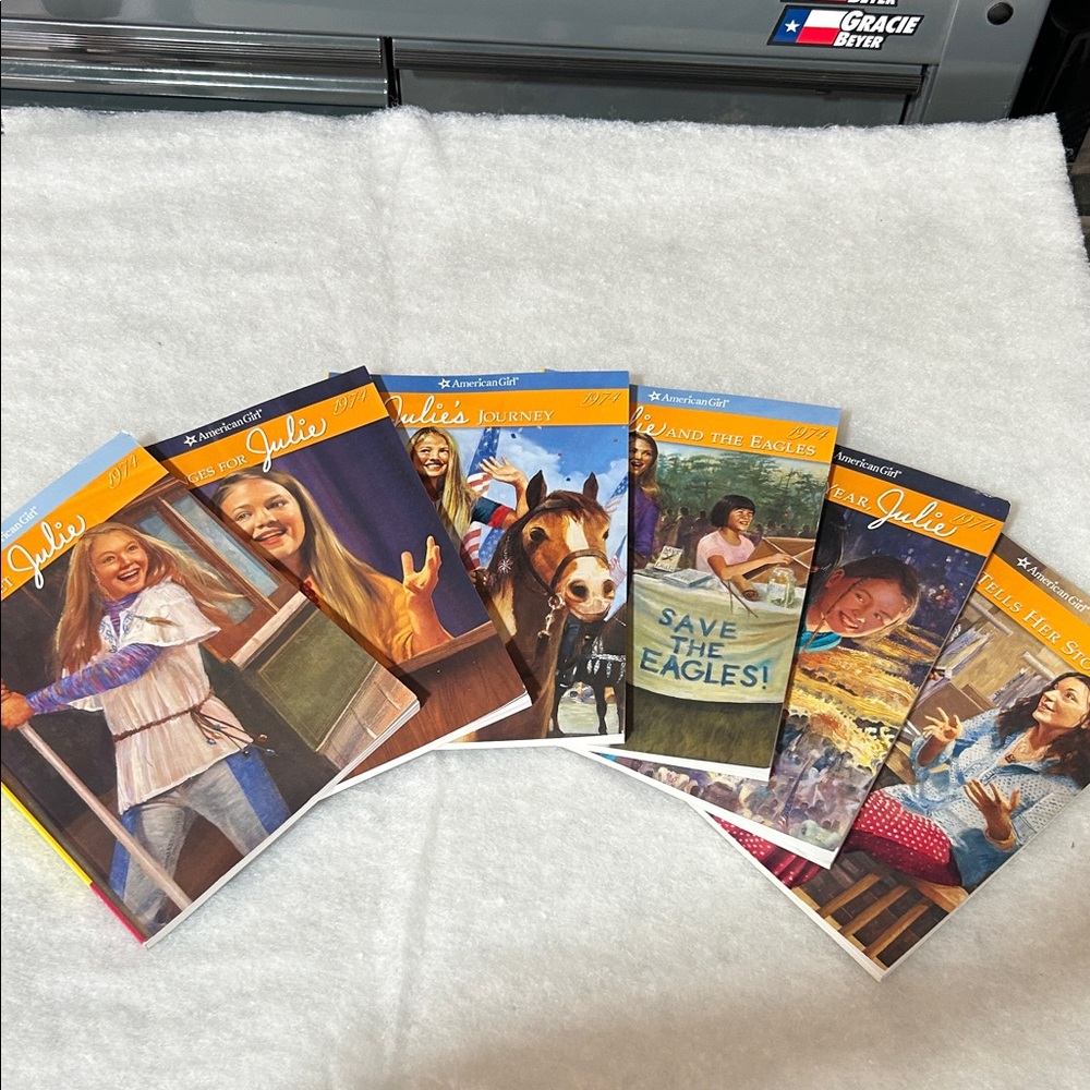 Retired American Girl Julie Book Collection